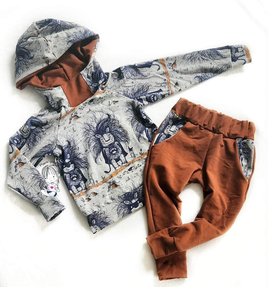 Monster and me Jogger set 2t