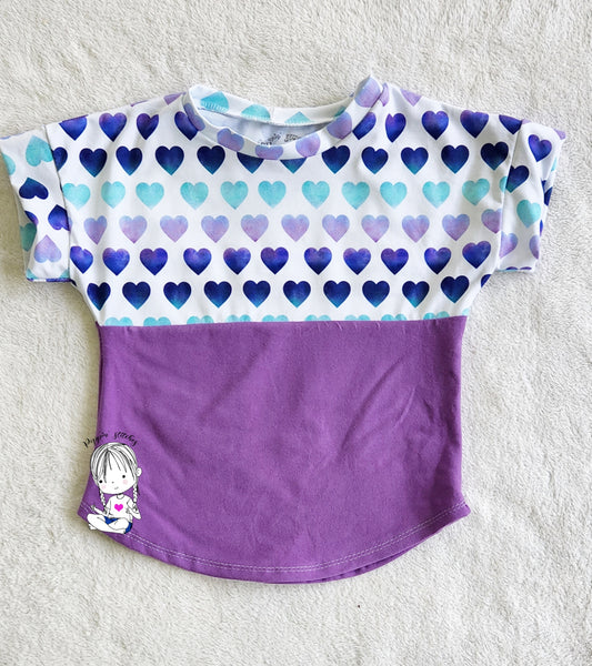 Ombre Hearts Tee Size18-24m